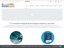 Tablet Screenshot of oceanvisiongroup.com